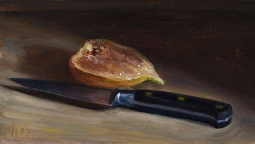Fig Half and Knife, 2009