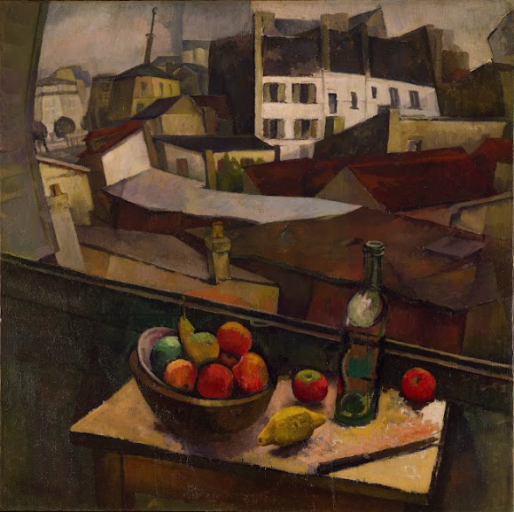 Diego Rivera, Knife and Fruit in Front of the Window, Knife and Fruit in Front of the Window, 1917